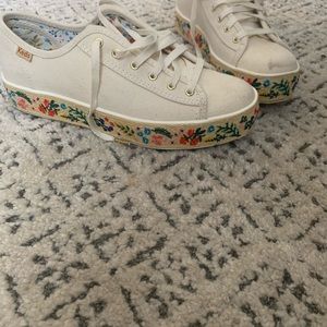 Keds x Rifle Paper Co. Embroidered Sneakers